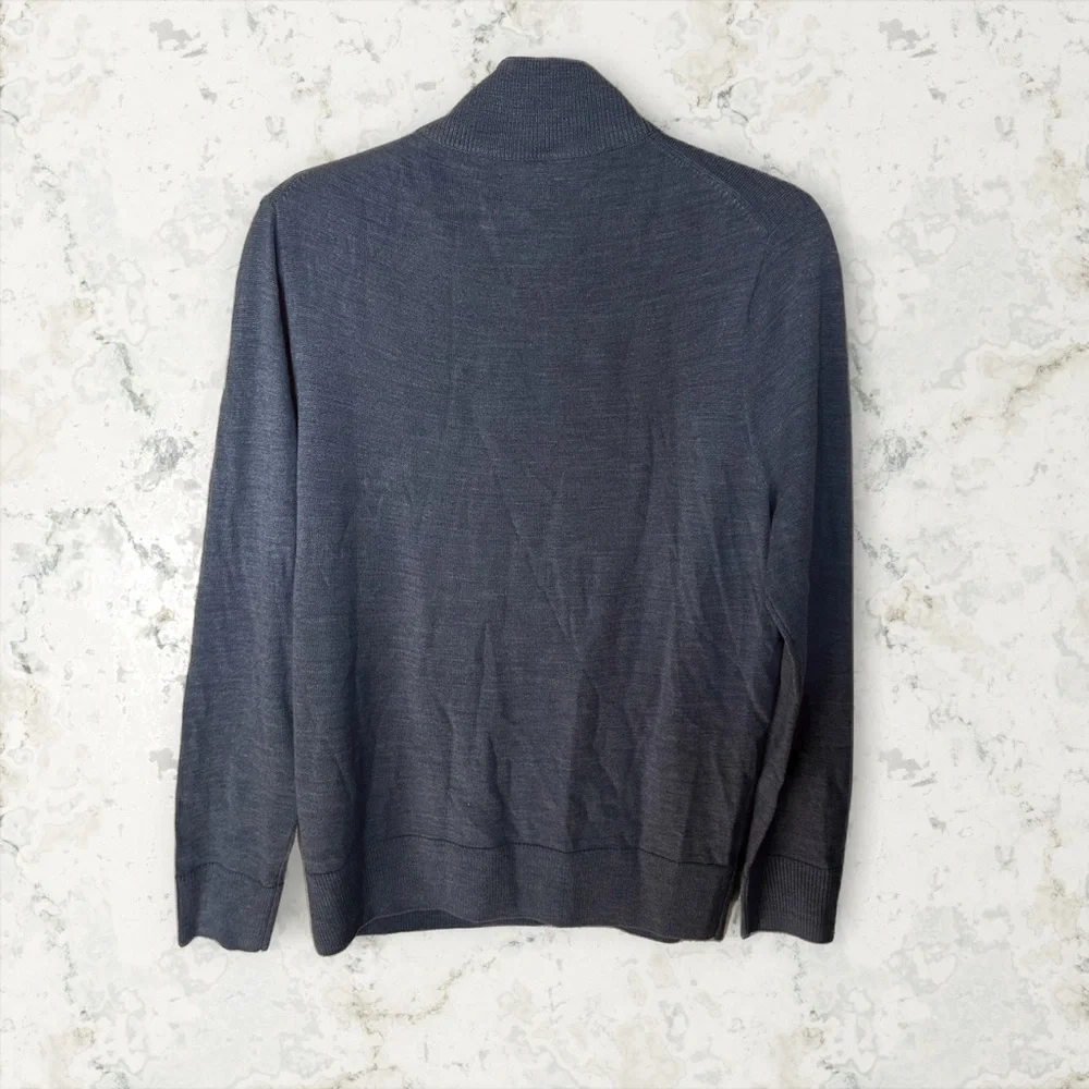 NWT J Crew Merino Wool Blend Quarter Zip